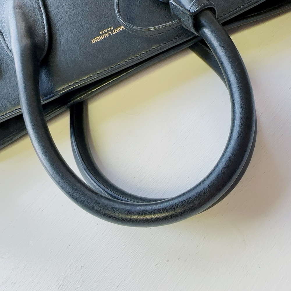 YSL Calfskin Small Sac De Jour Black - Picture 4 of 12